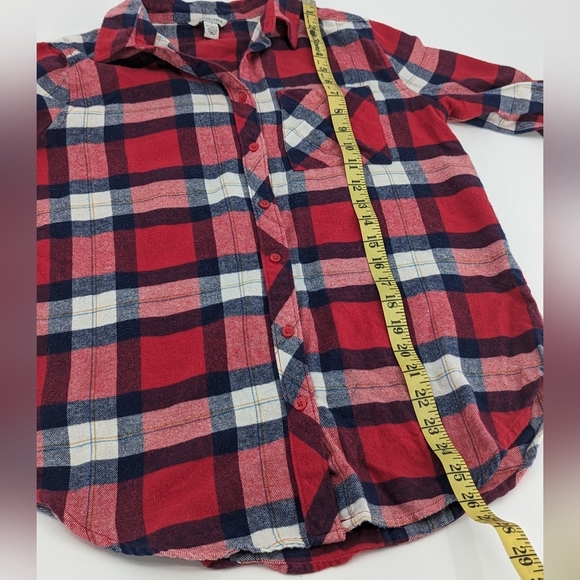 Arizona Red Blue and White Flannel, vintage - Picture 3 of 8